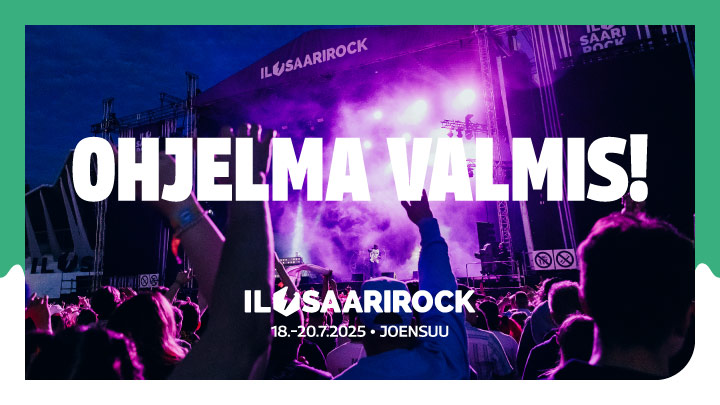 Ilosaarirock 2025 tiedottaa uusista esiintyjistä