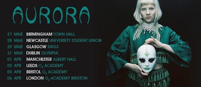 AURORA announces 2022 UK tour
