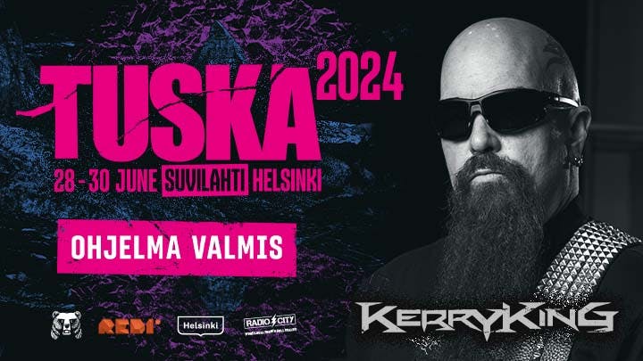 Kerry King lisätty Tuskan artistikattaukseen – ohjelma valmi