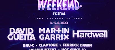 David Guetta ja Hardwell Weekend Festivalille