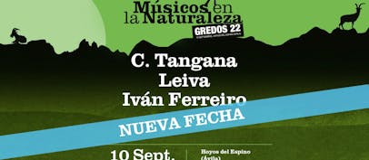 Músicos en la Naturaleza 2022 se reprograma para septiembre