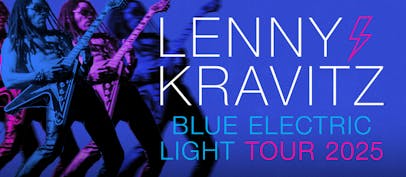 Lenny Kravitz Set to Ignite Auckland with Blue Electric Ligh