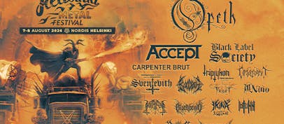 Hellsinki Metal Festival 2026 – ensimmäiset esiintyjät julki