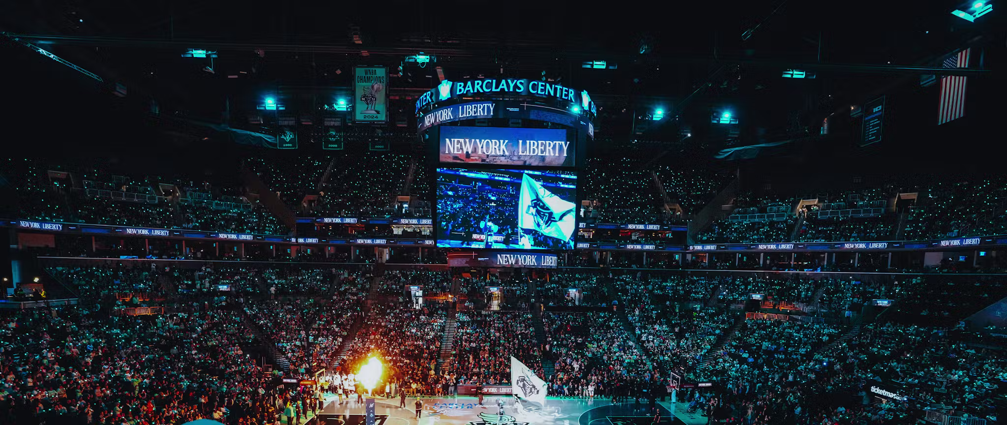 WNBA Finals Game 1 — Fever vs Liberty — Barclays Center, Brooklyn