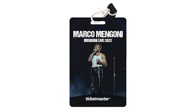 Collector Ticket Live 2022 Mengoni