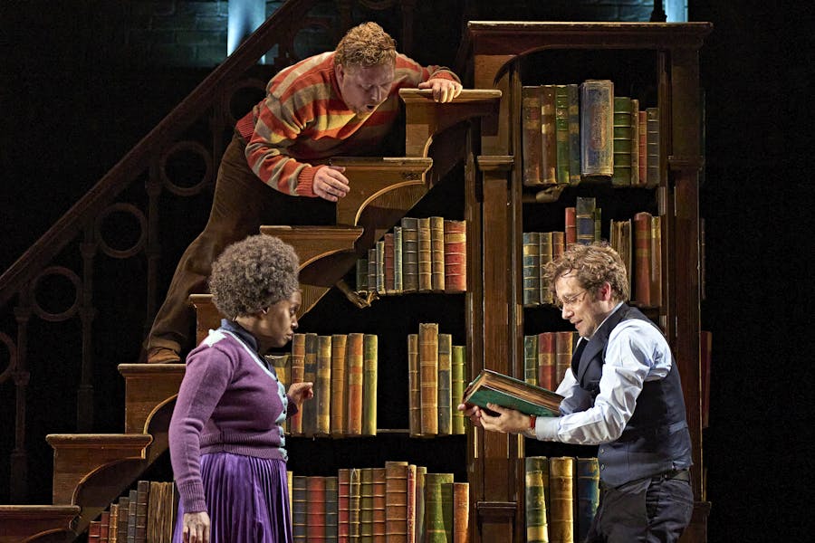 Ron, Harry and Hermione reading book, Harry Potter and the Cursed Child, London West End