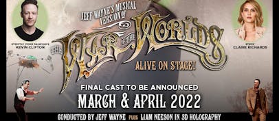 New cast announced for Jeff Wayne’s The War of The Worlds