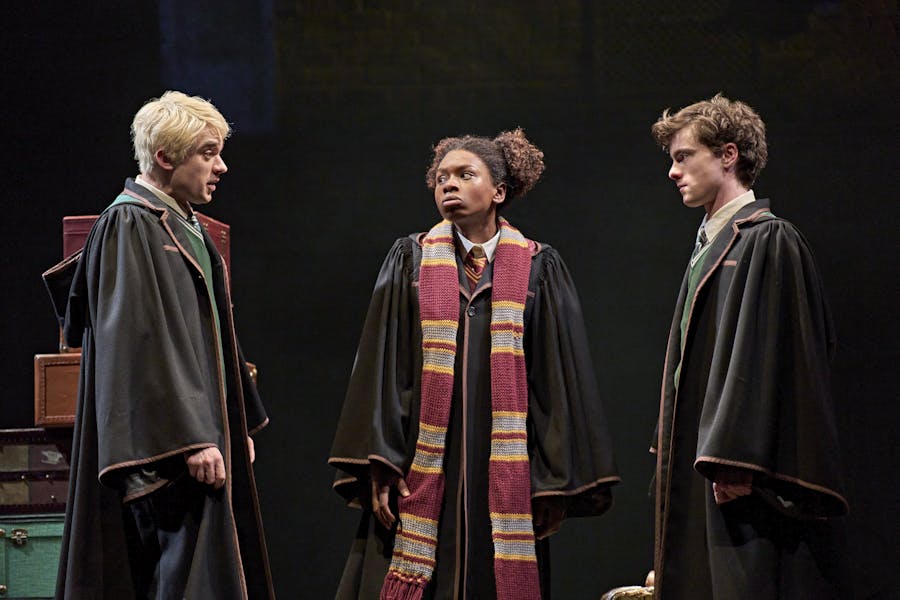 Rose, Scorpius and Albus chat, Harry Potter and the Cursed Child, London West End