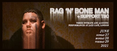 Rag'n'Bone Man announces three London shows