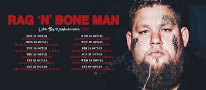 Rag’n’Bone Man announces 2021 UK & Ireland tour