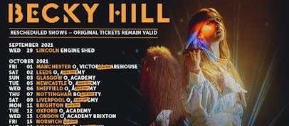 Becky Hill reschedules tour dates