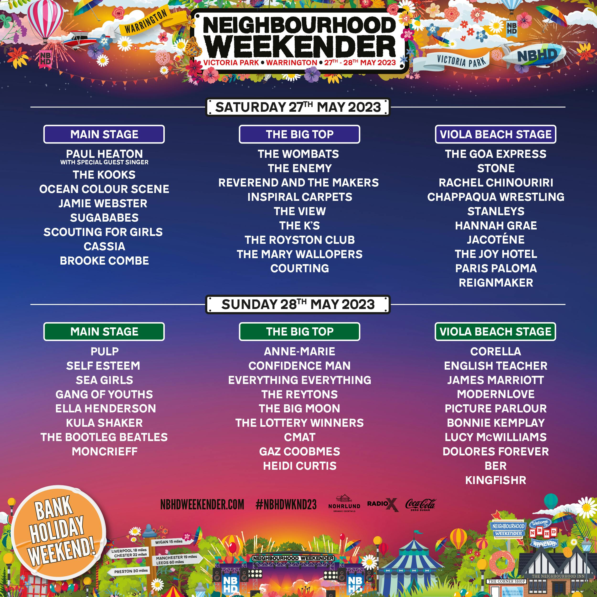 Neighbourhood Weekender Festival 2022 Personalised Gift Ticket