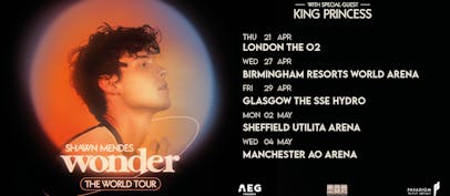 Shawn Mendes announces 2022 UK dates