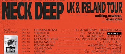 Neck Deep announce rescheduled tour